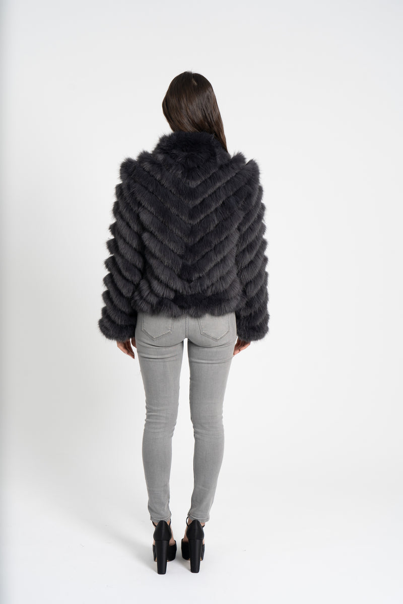 Julissa Faux Fur Reversible Jacket