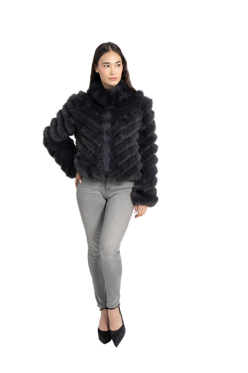 Julissa Faux Fur Reversible Jacket