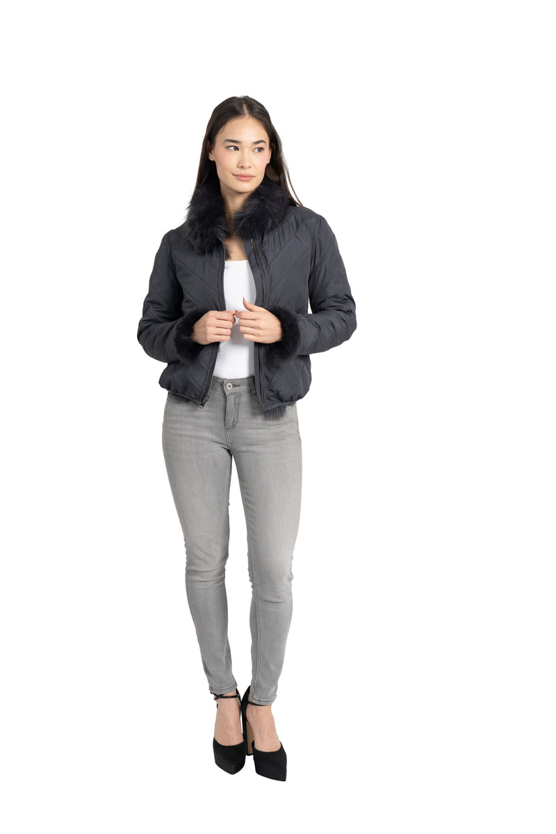 Julissa Faux Fur Reversible Jacket