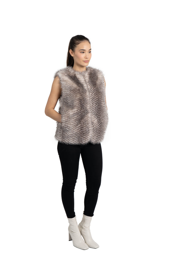 Jett Faux Fur Vest