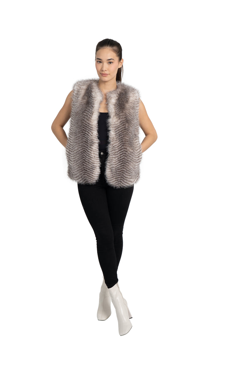 Jett Faux Fur Vest