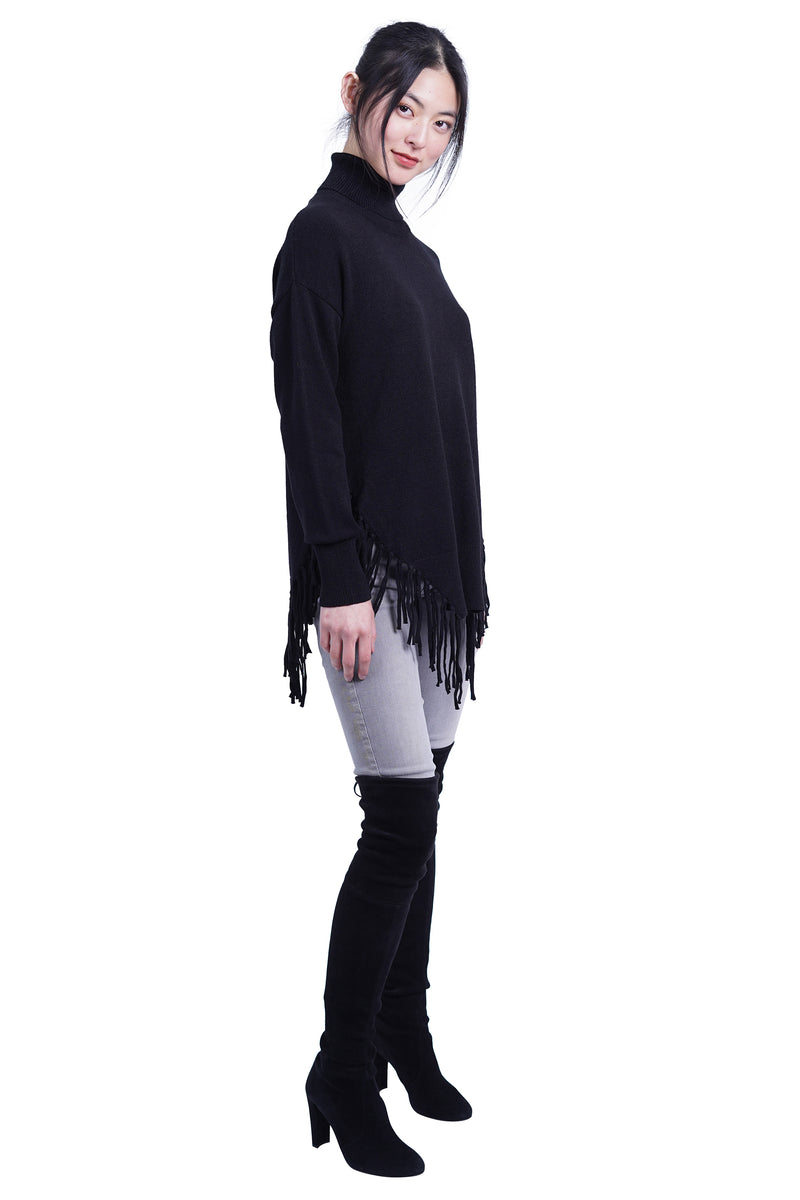 Love Token Fringe Turtleneck Sweater 6