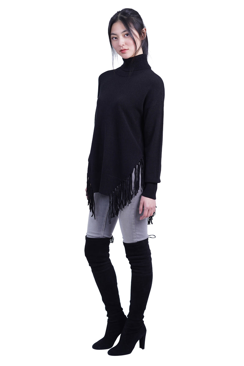 Love Token Fringe Turtleneck Sweater 7