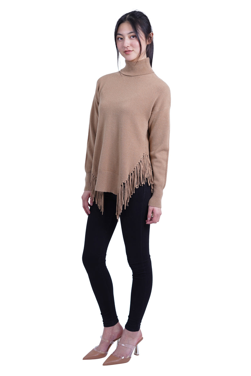 Love Token Fringe Turtleneck Sweater 3