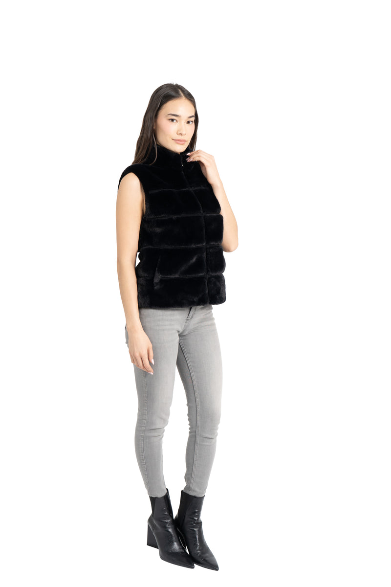 Vince Faux Fur Vest