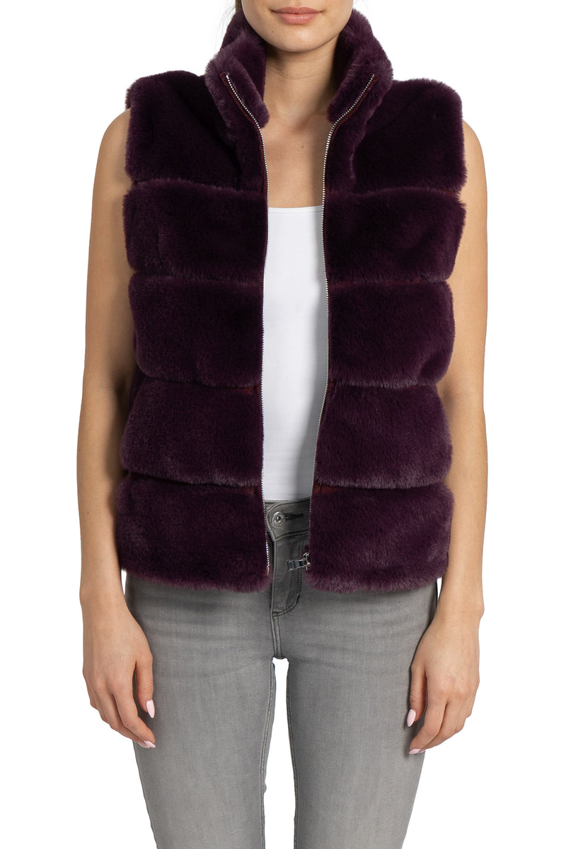 Vince Faux Fur Vest