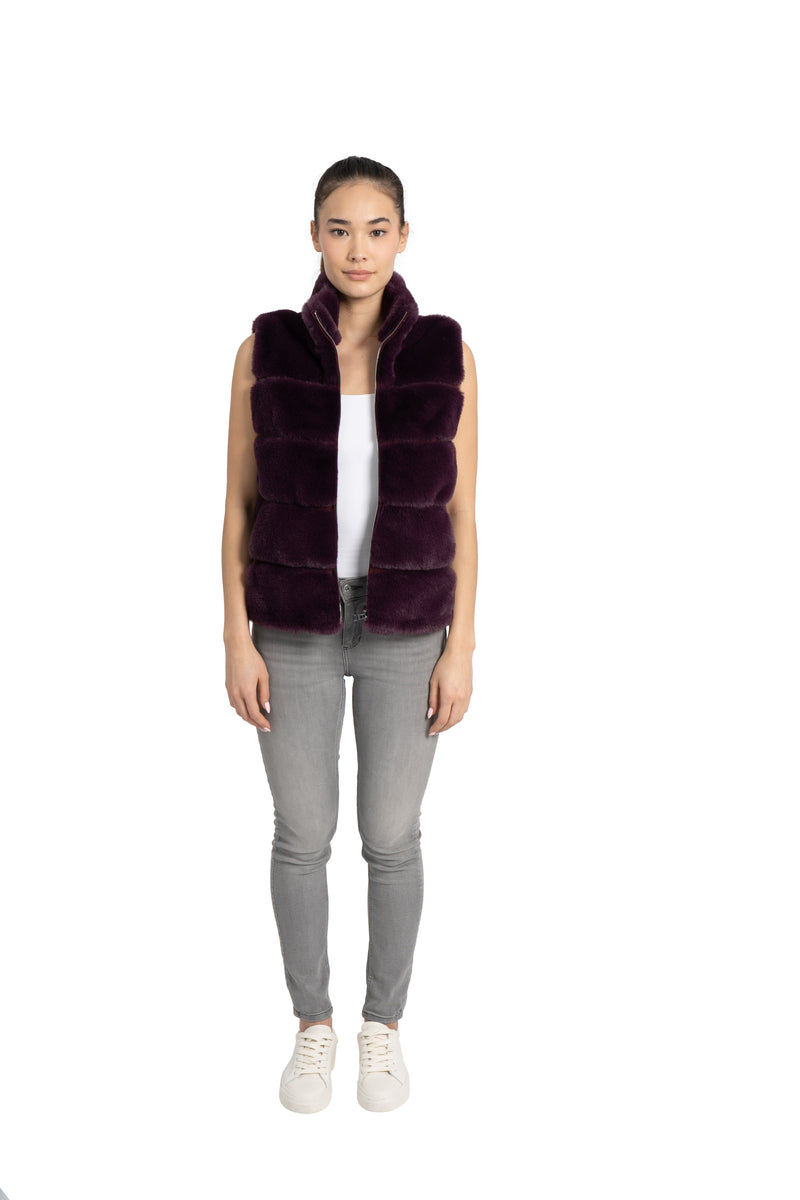 Vince Faux Fur Vest