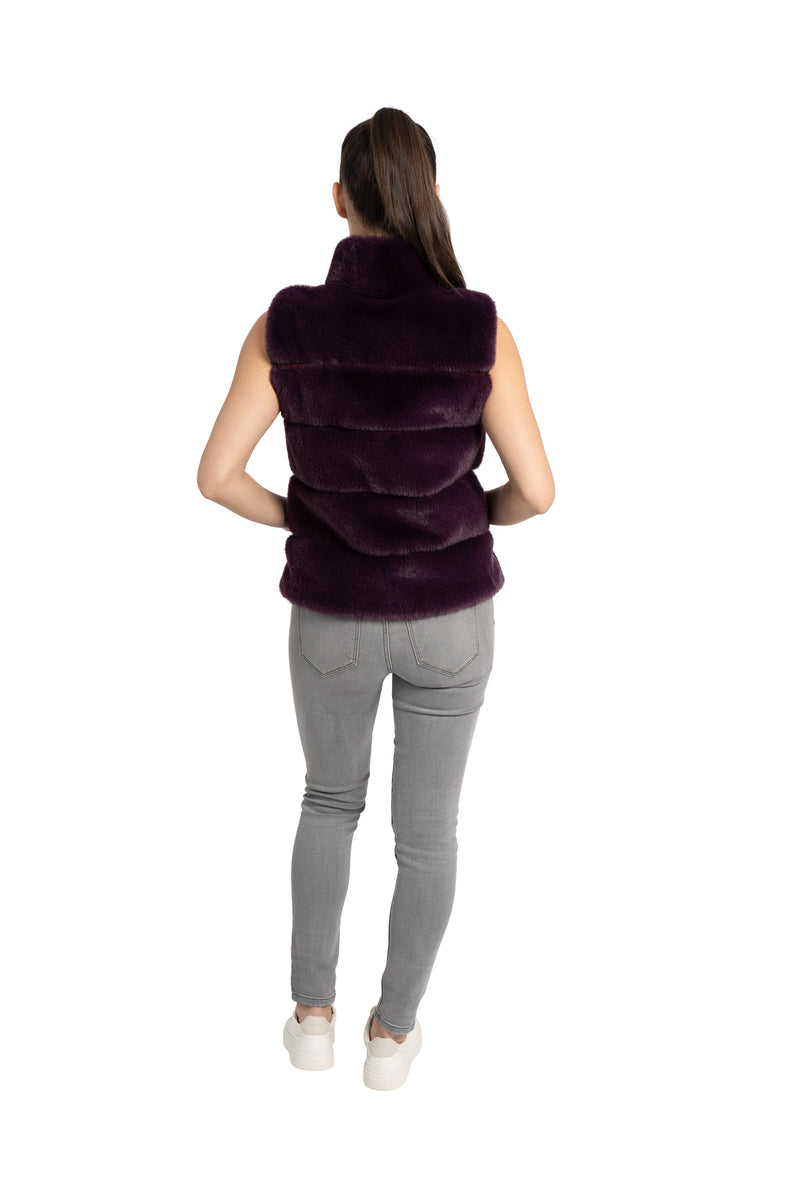 Vince Faux Fur Vest