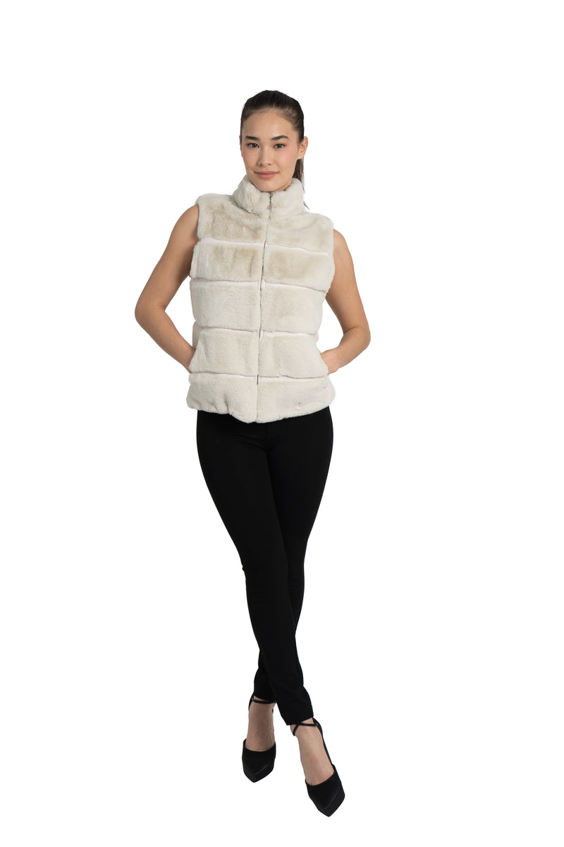 Vince Faux Fur Vest