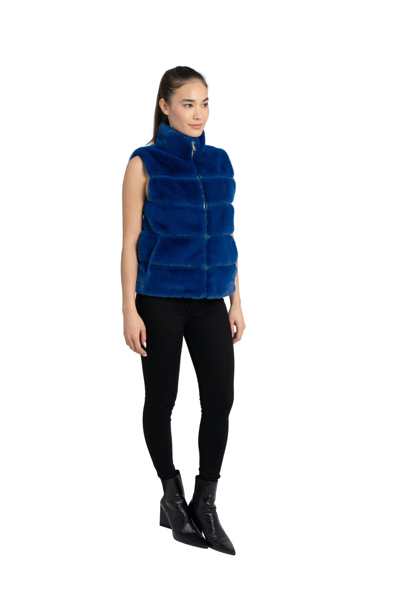 Vince Faux Fur Vest