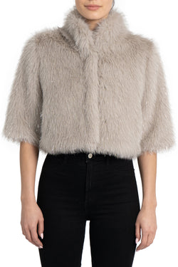 Alice Faux Fur Shrug