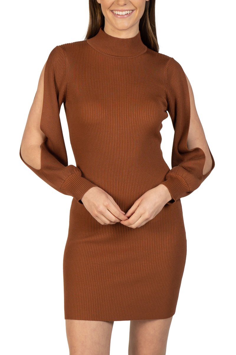 Love Token Bubble Sleeve Knit Dress 8