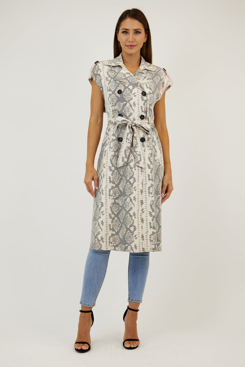 Love Token Ruth Sleeveless Trench Coat 2