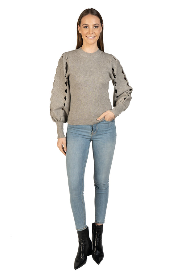 Love Token Ophelia Cut Sleeve Sweater 2