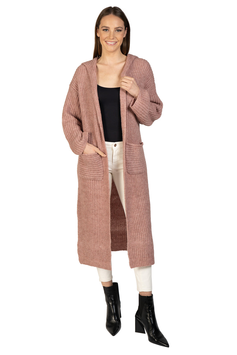 Love Token Long Hooded Cardigan 2