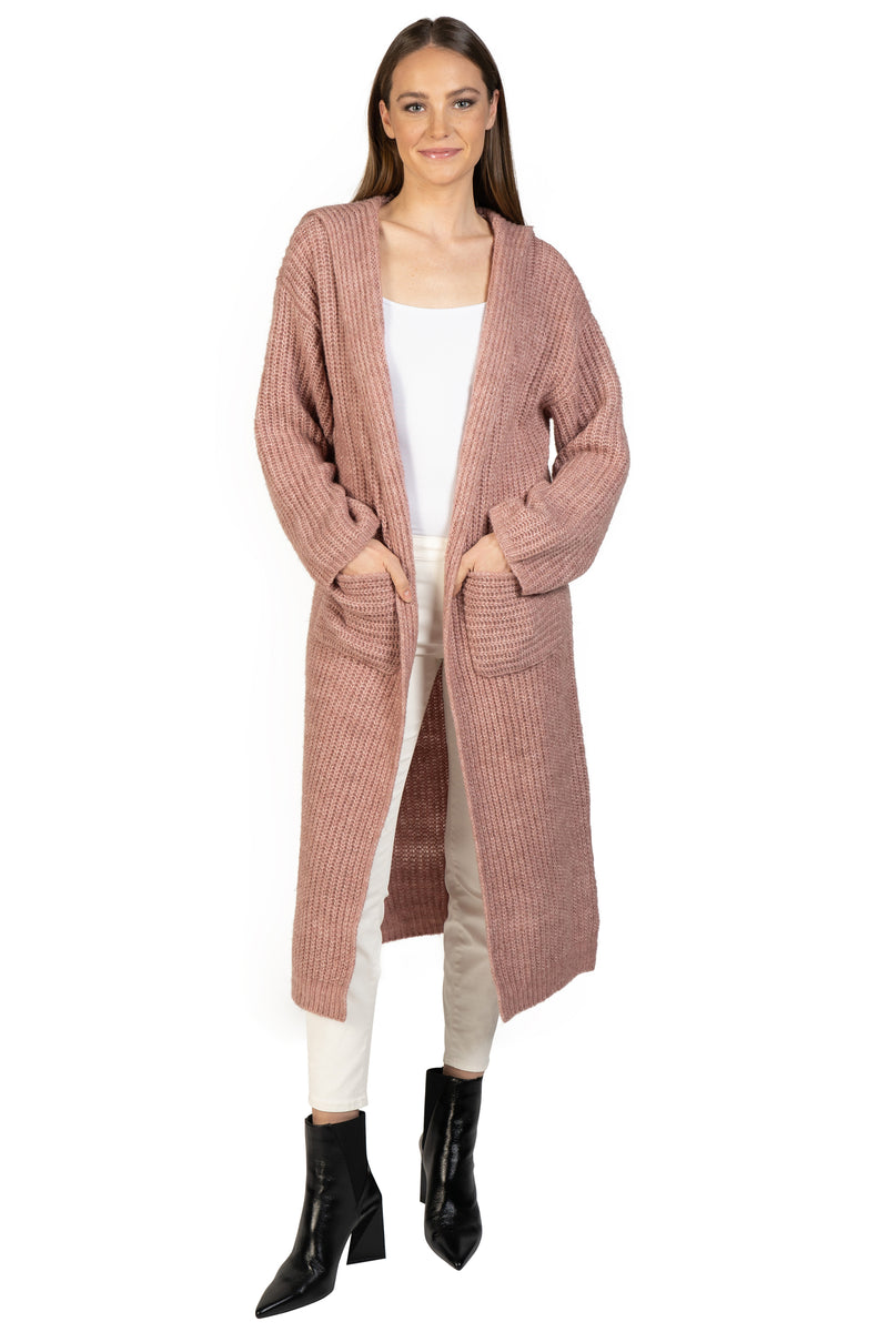 Love Token Long Hooded Cardigan 3