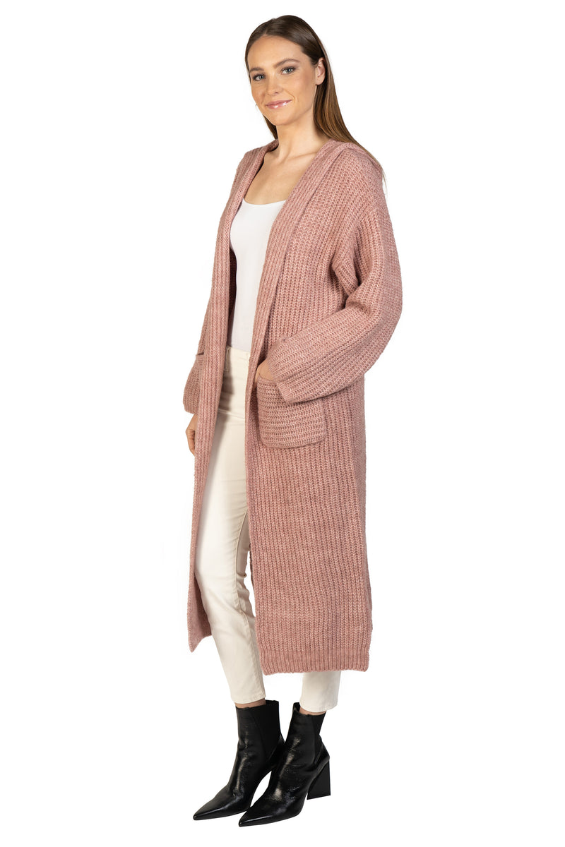 Love Token Long Hooded Cardigan 4