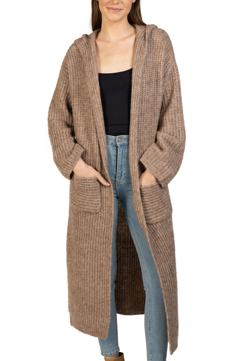 Love Token Long Hooded Cardigan 6