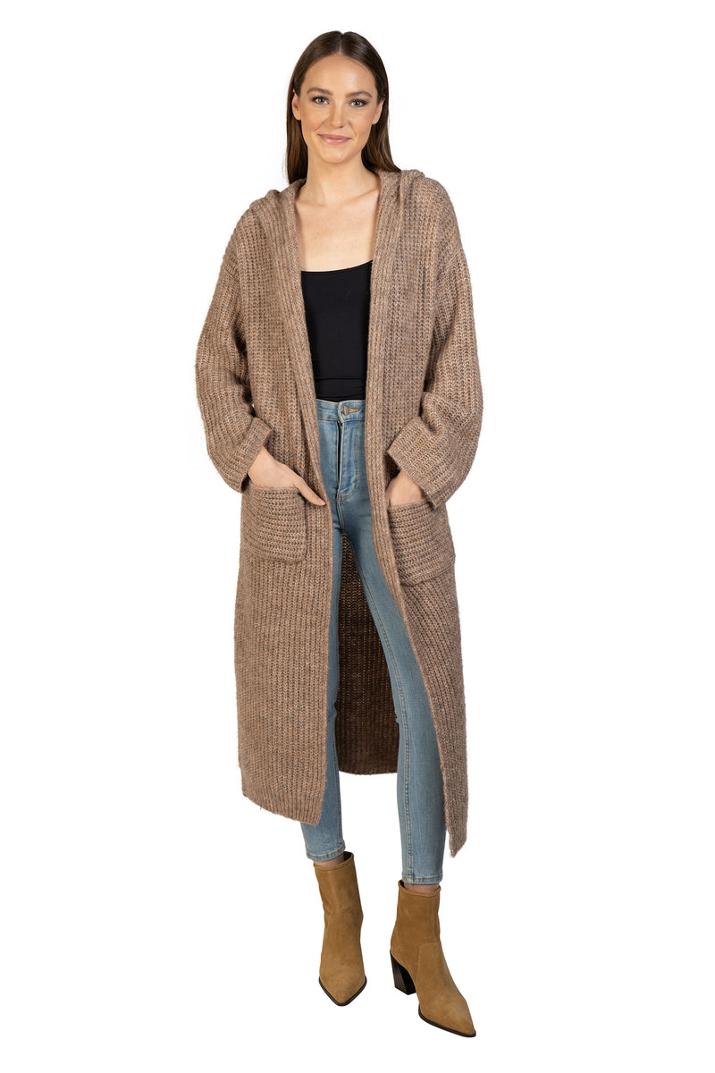 Love Token Long Hooded Cardigan 8