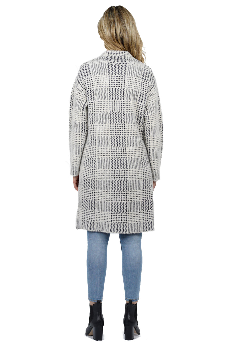 Love Token Zendaya Below Knee Length Coat w/ Patch Pockets 4