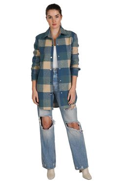 Love Token Plaid Shacket 11