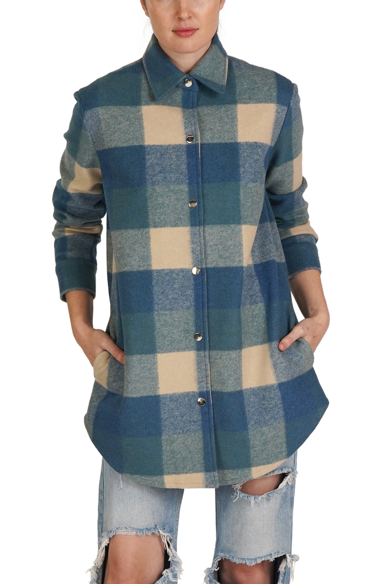 Love Token Plaid Shacket 10