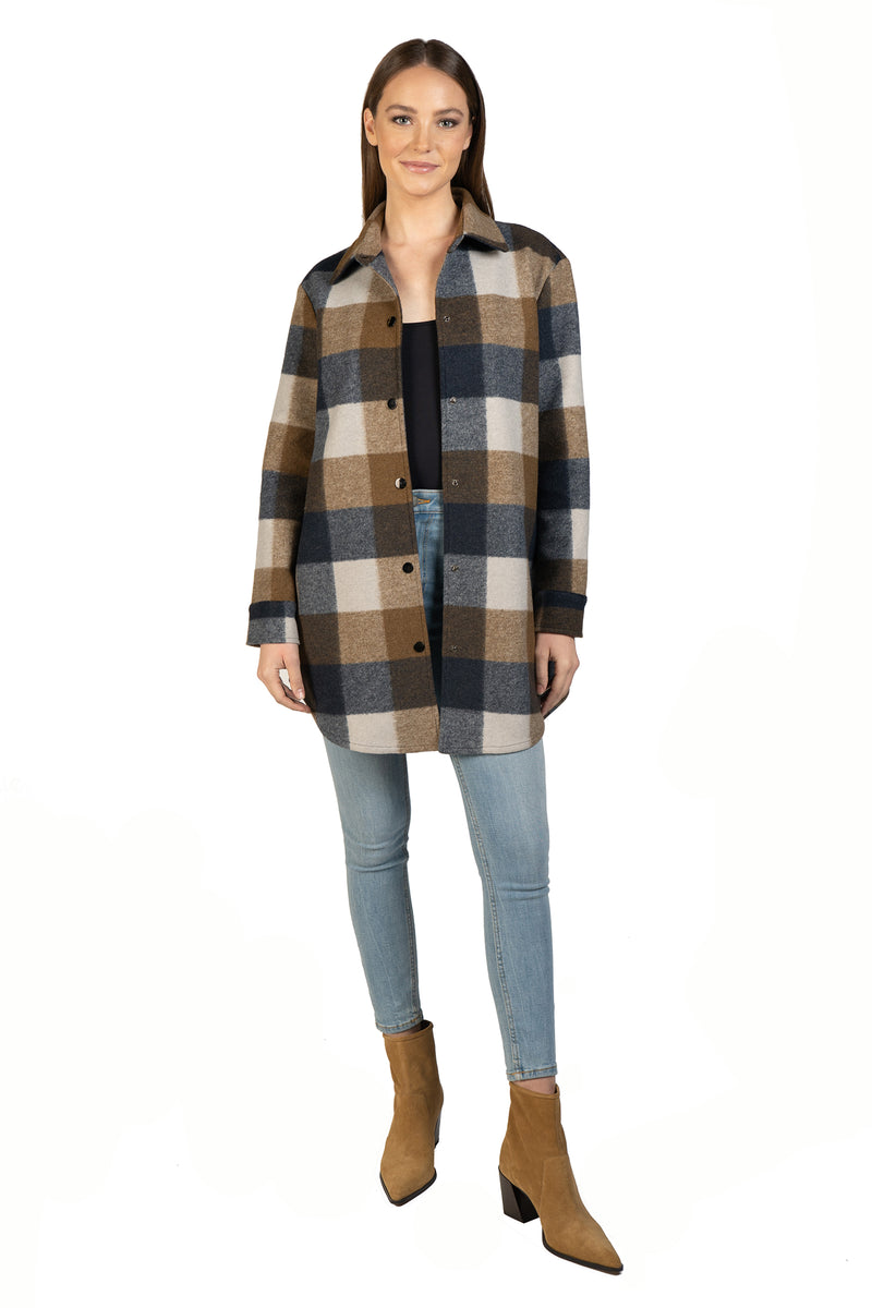 Love Token Plaid Shacket 4