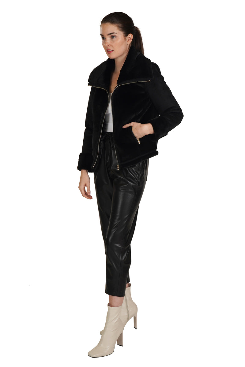 Love Token Faux Fur Zippered Jacket 3