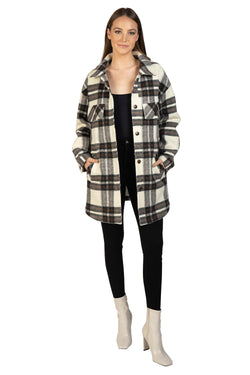 Love Token Lightweight Plaid Shacket 2