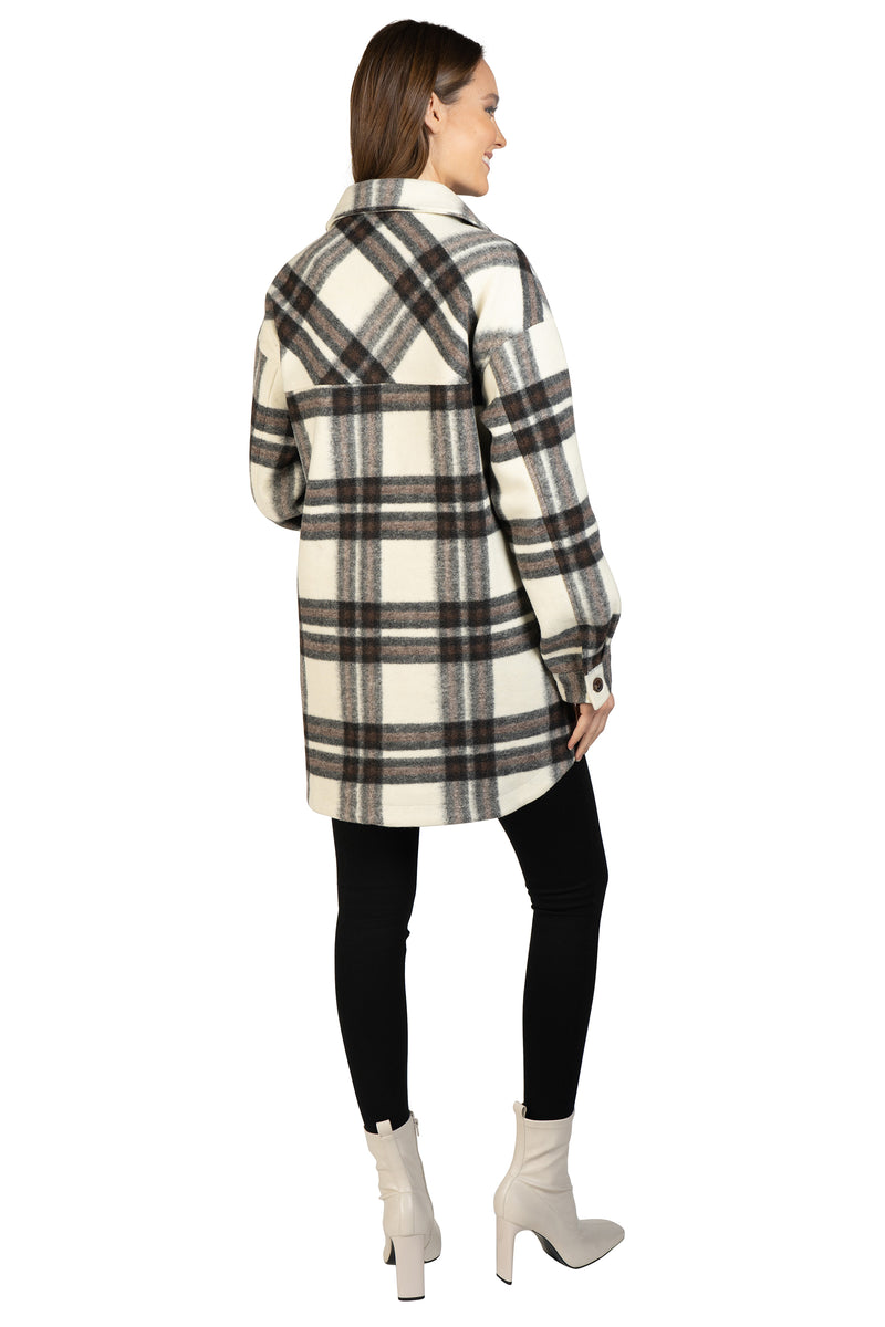 Love Token Lightweight Plaid Shacket 5