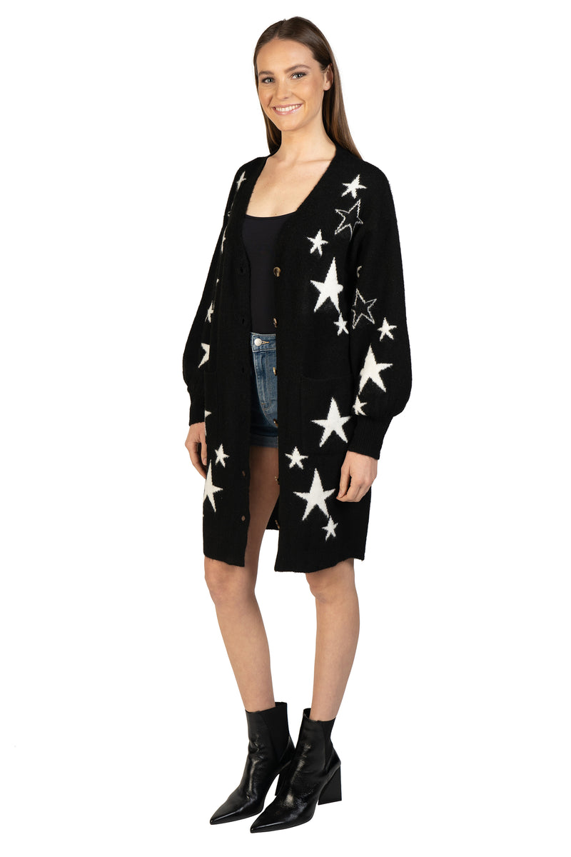 Love Token Star Knitted Cardigan 4