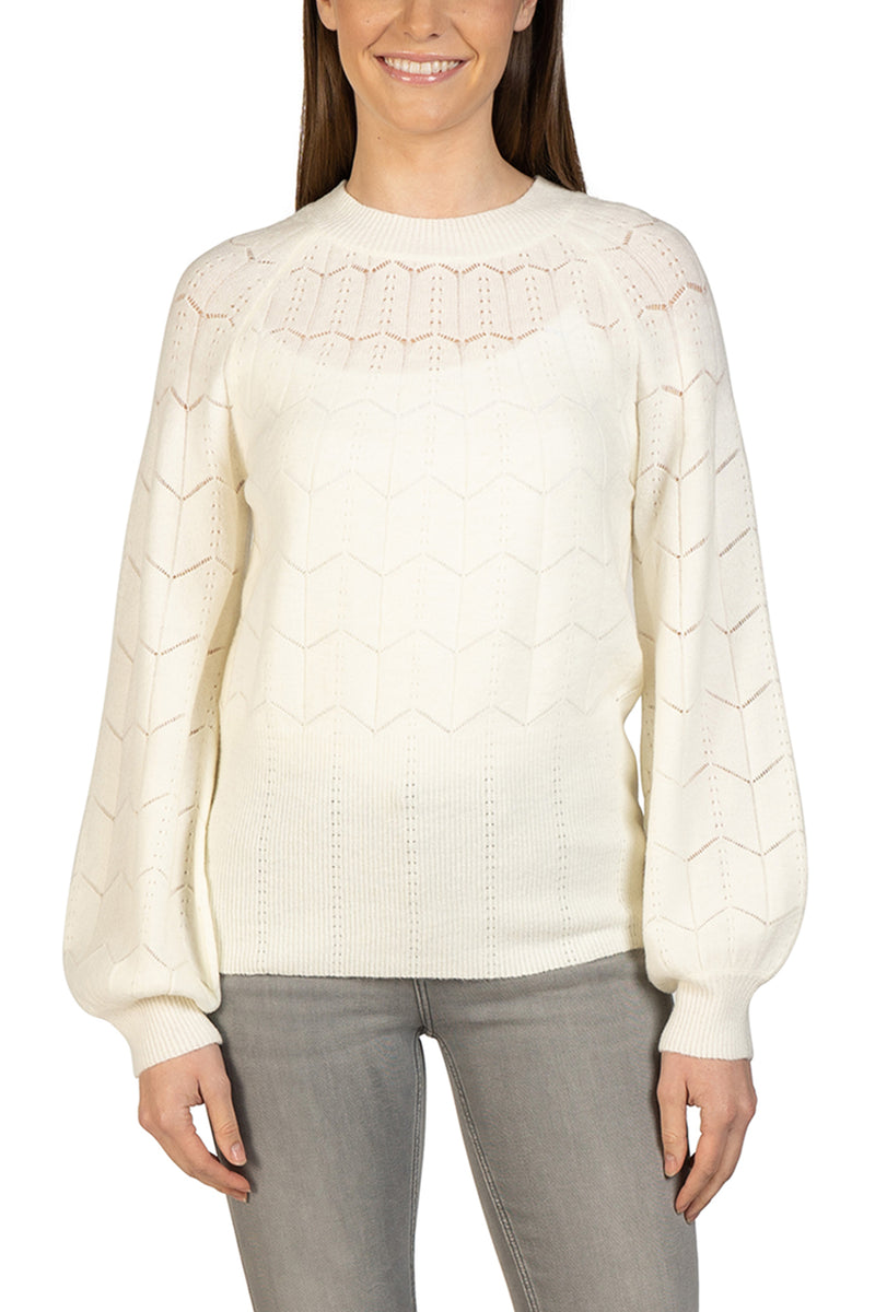 Love Token Lightweight Eyelet Sweater 4