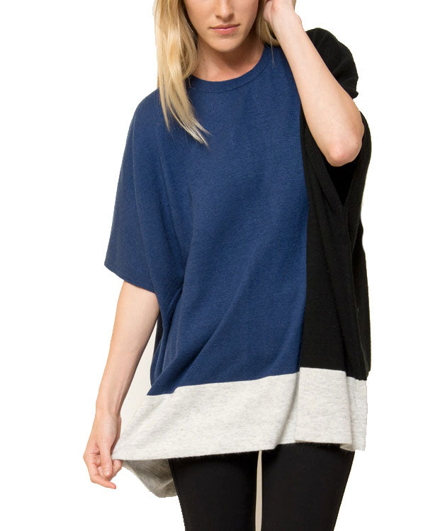 Love Token Jake Color Blocked Poncho 3