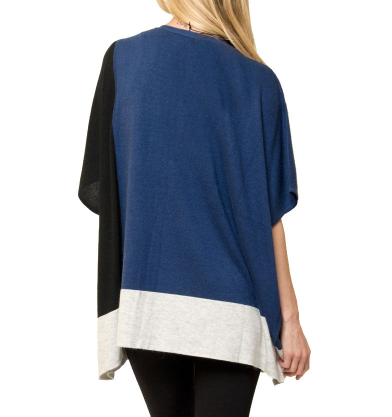 Love Token Jake Color Blocked Poncho 4