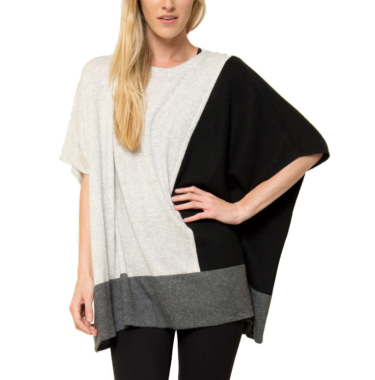 Love Token Jake Color Blocked Poncho 6