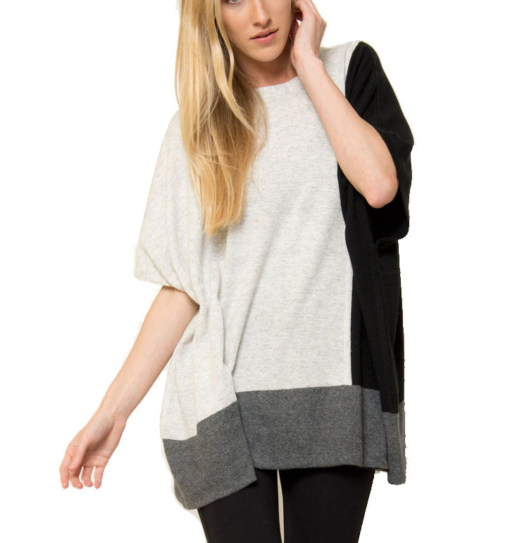 Love Token Jake Color Blocked Poncho 5