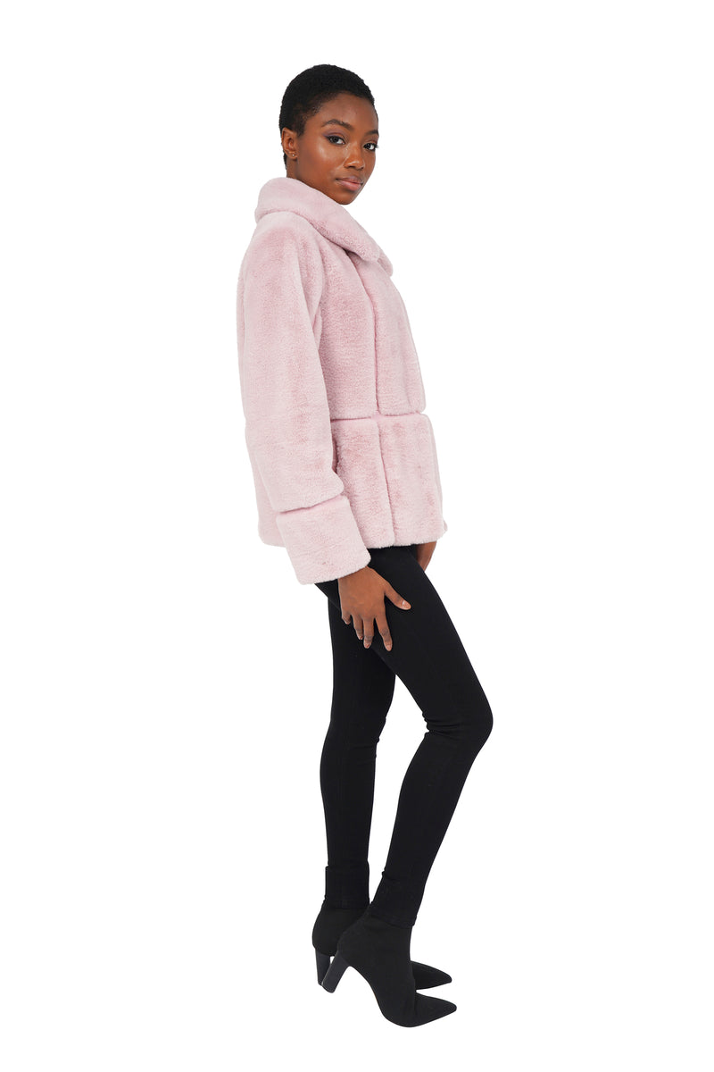 Love Token HARRIS FAUX FUR PANEL JACKET 4