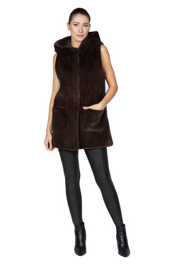 Love Token 7 - Carl Faux Fur Vest