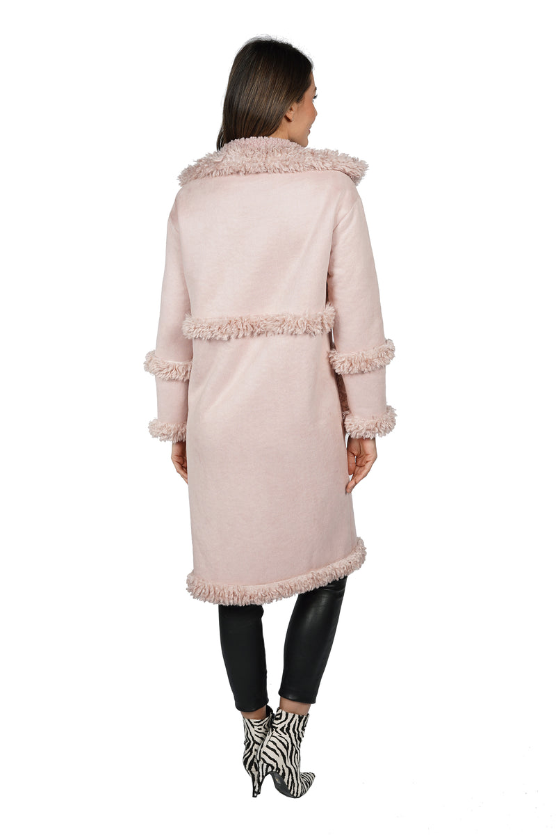 Love Token Pamela Shearling Faux Fur Coat 4