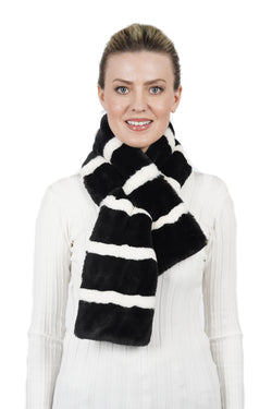 Love Token Jay Faux Fur Pull-Through Scarf