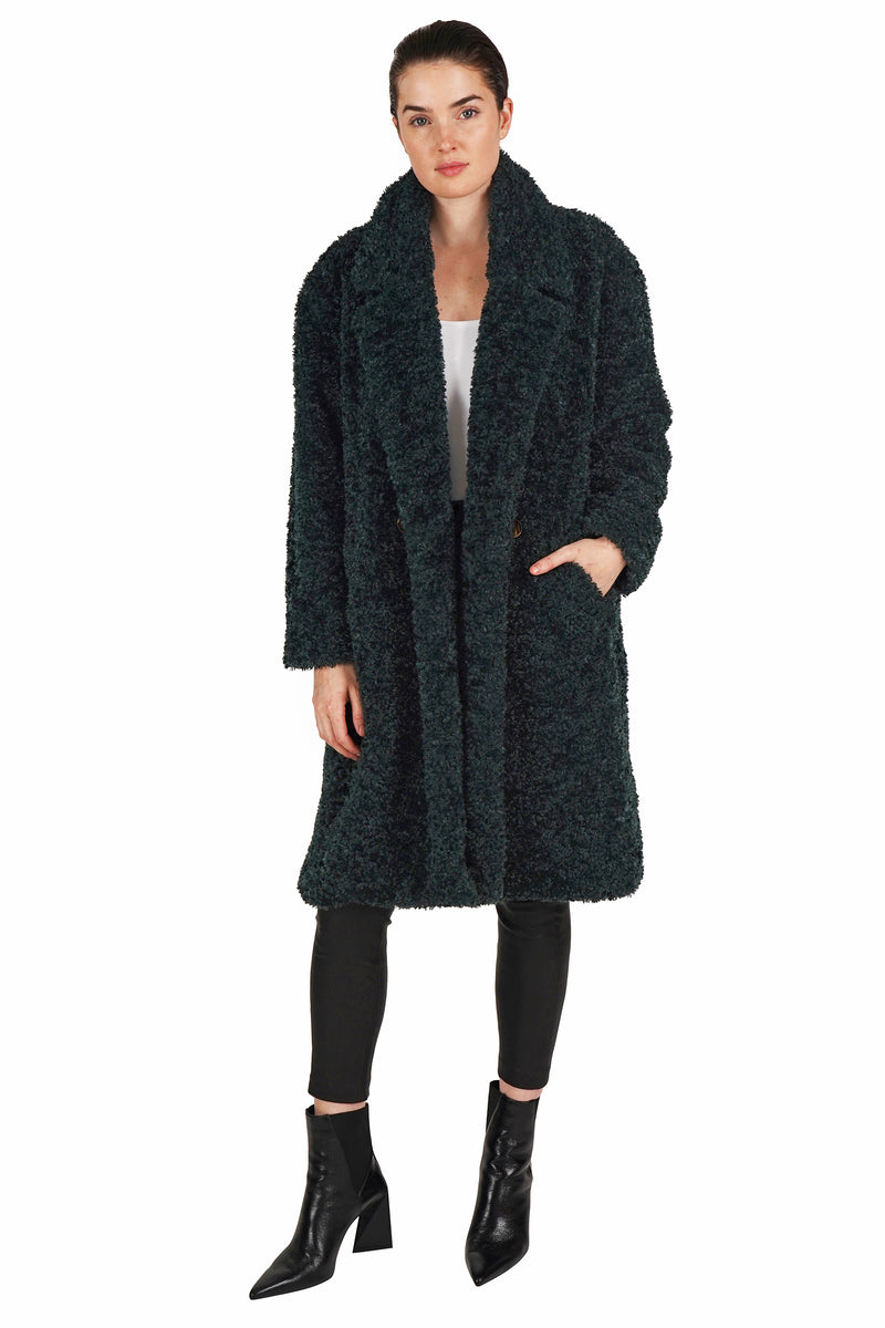 Love Token Long Teddy Coat 3